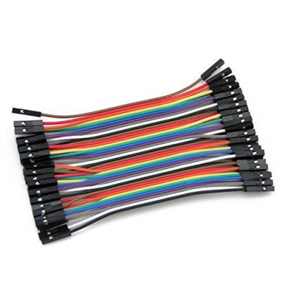 40 x Dupont cables female-female 10cm