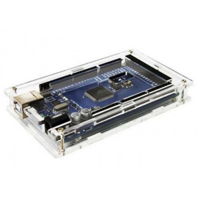 Arduino MEGA 2560 - original (ATmega16U2) - acrylic enclosure
