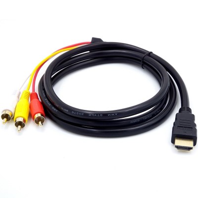 HDMI Cable Male to 3RCA