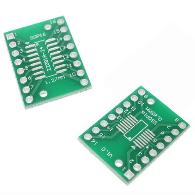 Adapter board SOP16 SSOP16 TSSOP16 to DIP16