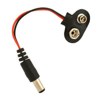 9V battery plug + connector