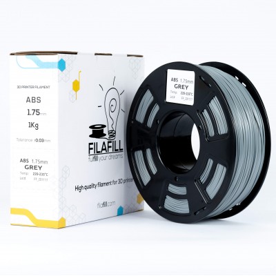 ABS Filament - PREMIUM - Grey - 1Kg - 1.75mm