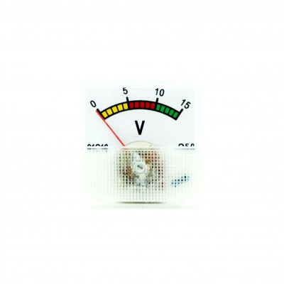 Analogic voltmeter 0-15V