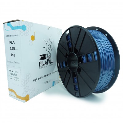 PLA Filament - PREMIUM - Galaxy Vertigo Blue - 1Kg - 1.75mm