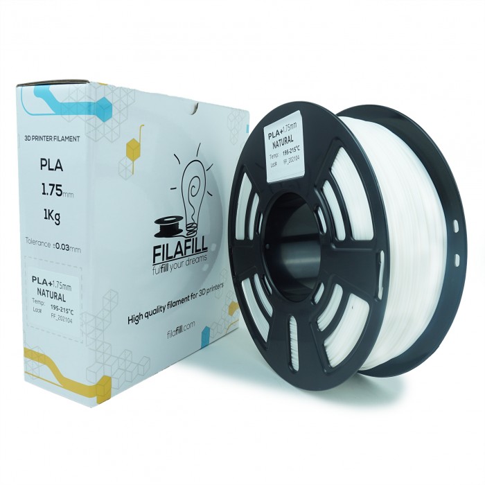 PLA+ Filament - PREMIUM - Natural - 1Kg - 1.75mm