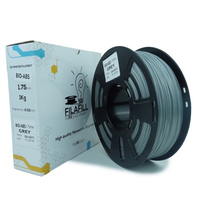 BIO-ABS Filament - PREMIUM - Grey - 1Kg - 1.75mm