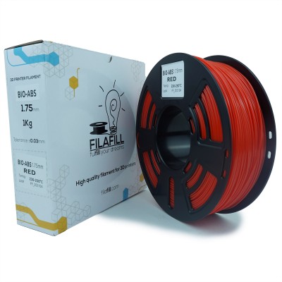 Filament BIO-ABS - PREMIUM - Rosu- 1Kg - 1.75mm
