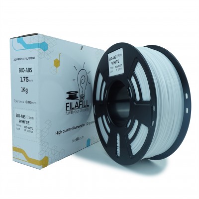 BIO-ABS Filament - PREMIUM - White - 1Kg - 1.75mm