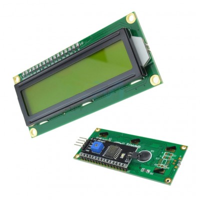 LCD 1602 verde + IIC