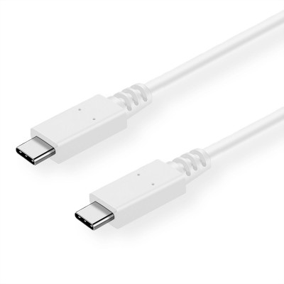Cablu USB C la USB C 1 metru alb