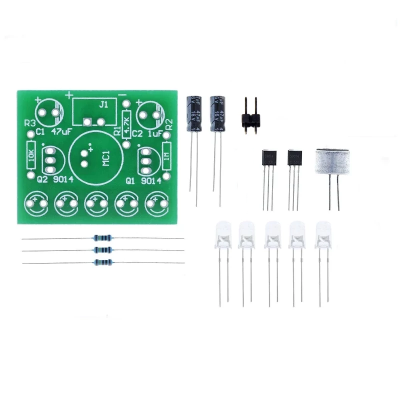 diy electronic kit set Voice-activated melody light Fun welding practice E-learning production training parts