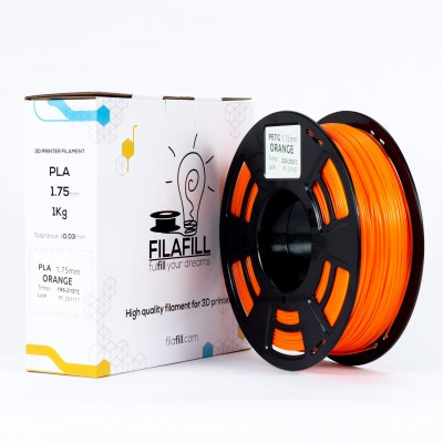 Filament PETG - PREMIUM - Portocaliu - 1Kg - 1.75mm