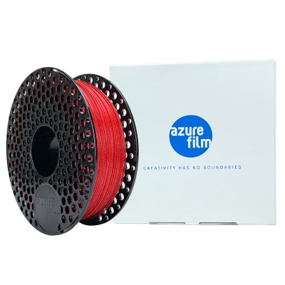 Filament Azure Film - PLA - Rosu cu sclipici - 1Kg - 1.75mm
