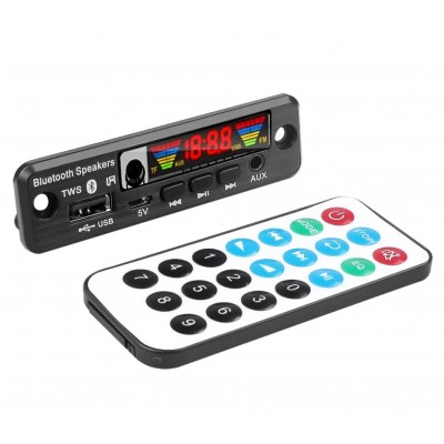 Bluetooth 5.0 MP3 Player Music Wireless Receiver Audio Decoder Board USB TF FM Radio MP3 Module Decoding For Car Accessories DIY