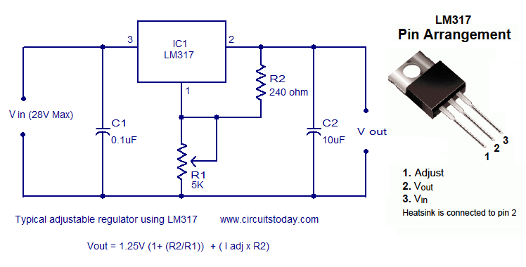 LM317 reference schematic